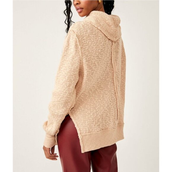 NWT Women's‎ FREE PEOPLE Tommy Turtleneck Slouchy Sweater | Size S - Picture 2 of 15